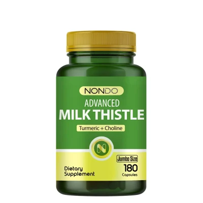 Nondo - Milk Thistle - 180 Kapsül (Jumbo Boy)