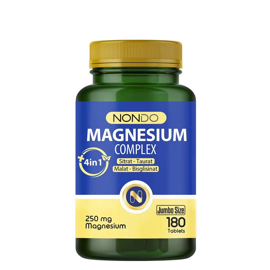 Nondo - Magnezyum Kompleks - 180 Tablet (Jumbo Boy)