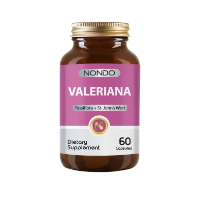 Nondo - Valeriana - Kedi Otu - Pasiflora - 60 Kapsül