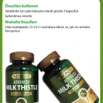 Nondo - Milk Thistle - 180 Kapsül (Jumbo Boy)