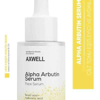 Alpha Arbutin Serum 30 ml, Cilt Aydınlatıcı, Leke Karşıtı Bakım, Nemlendirici Etki
